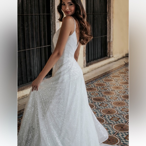 Abella wedding dress, bridal gown, Fall 2023, Sequin, Sparkle - Picture 5 of 16